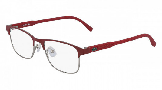 Lacoste L3107 Eyeglasses, (615) MATTE RED