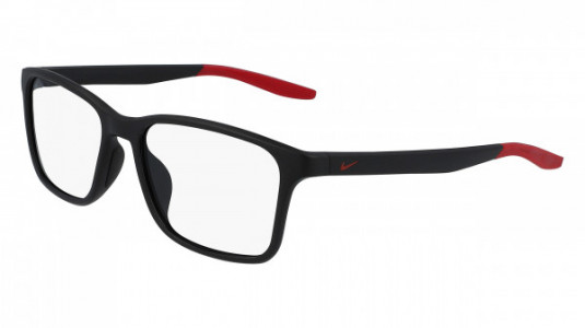 Nike NIKE 7117 Eyeglasses, (006) MATTE BLACK/GYM RED