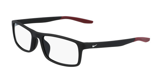 Nike NIKE 7119 Eyeglasses, (012) MATTE BLACK/DARK BEETROOT