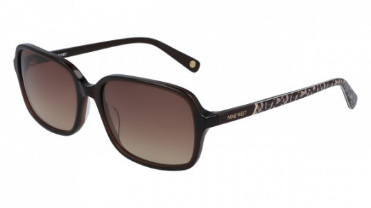 Nine West NW636S Sunglasses, (210) BROWN