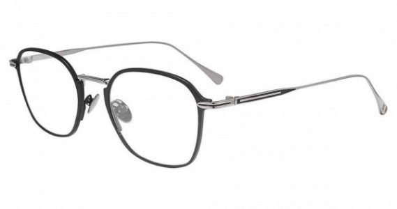 John Varvatos V180 Eyeglasses, BLACK (0BLA)