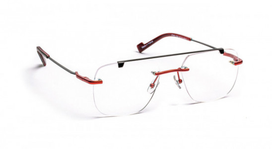 J.F. Rey JF2852 Eyeglasses, BLACK / RED (0030)