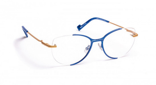 J.F. Rey JF2850 Eyeglasses, BLUE / PINK GOLD (2055)