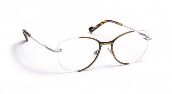 J.F. Rey JF2850 Eyeglasses, PATINED GOLD / WHITE (5610)