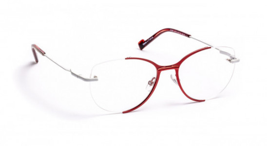 J.F. Rey JF2850 Eyeglasses, HOT ORANGE / WHITE (6010)