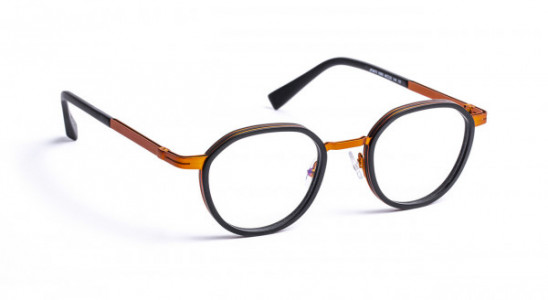 J.F. Rey JF2876 Eyeglasses, MATT BLACK/ORANGE (0060)