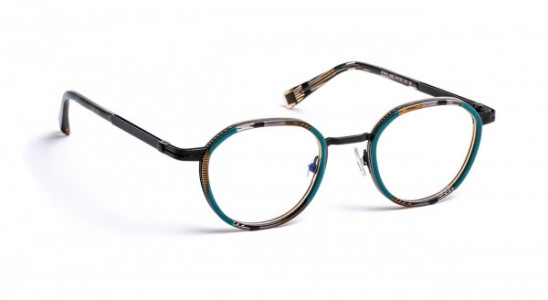 J.F. Rey JF2876 Eyeglasses, STRIPES GREEN/BROWN/GOLD (4550)