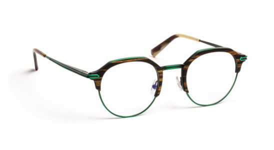 J.F. Rey JF2861 Eyeglasses, WOOD/CARBON/BRUSHED GREEN (9545)