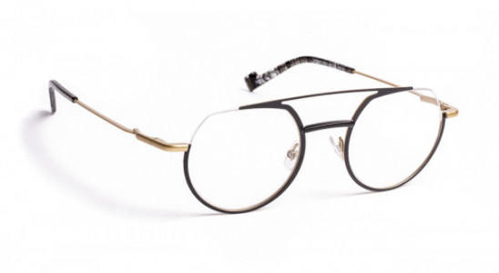 J.F. Rey JF2848 Eyeglasses, BLACK / ANTIK GOLD (0055)