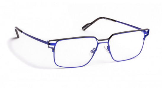 J.F. Rey JF2830 Eyeglasses, MAT BLUE / SATINED BLACK (2000)