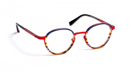 J.F. Rey JF2846 Eyeglasses, STRIPES BURGUNDY/BLUE/BLACK/RED (0530)