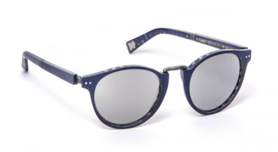 J.F. Rey PIERROT-SUN Sunglasses, SUNGLASS BLUE LEATHER / BLUE LACE (2025)