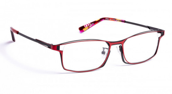 J.F. Rey JF2842 Eyeglasses,  RED / BLACK (3000)