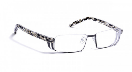 J.F. Rey JF2813-AF Eyeglasses, AF  BLACK/WHITE (0010)