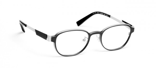 J.F. Rey JF2739-AF Eyeglasses, AF  BLACK/WHITE (0010)
