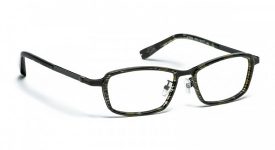 J.F. Rey JF2694-AF Eyeglasses, BLACK/KAKHI + SNAKE / SATIN BLACK METAL (4503)