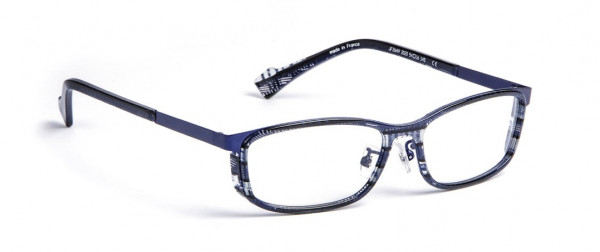 J.F. Rey JF2649-AF Eyeglasses, BLUE FABRIC/NAVY (2020)