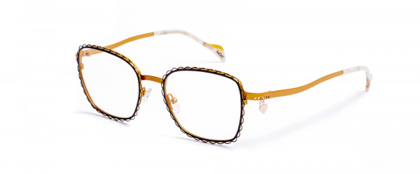 Boz by J.F. Rey IBONIA Eyeglasses, BLACK / GOLD BRONZE (0059)