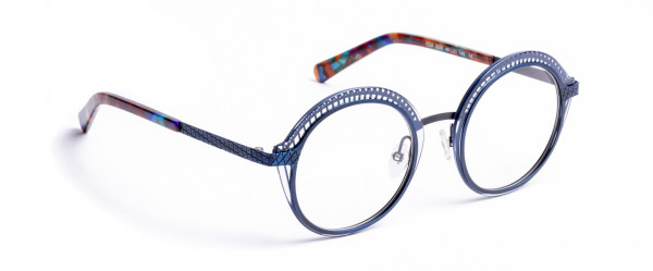 Boz by J.F. Rey ITZA Eyeglasses, BLUE/BRUSHED BLUE (2035)