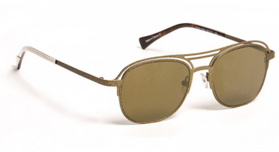 Boz by J.F. Rey DANY-SUN Sunglasses, ANTIC GOLD MINERAL + BROWN SUN LENS WITH GOLD FLASH (5555)