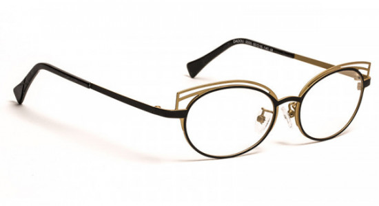 Boz by J.F. Rey DADOU-AF Eyeglasses, SATIN BLACK/SATIN GOLD (0055)