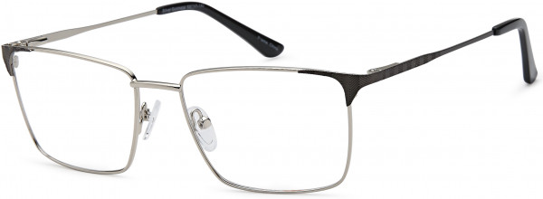 Di Caprio DC185 Eyeglasses, Silver Gunmetal