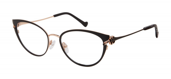 Betsey Johnson ARTEMIS Eyeglasses, Black-BLK