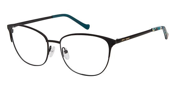 Betsey Johnson GLISTER Eyeglasses, BLACK