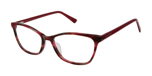 Ted Baker TPW003 Eyeglasses, Burgundy Tortoise (BUR)