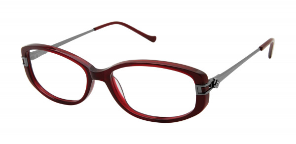 Tura R576 Eyeglasses, Burgundy (BUR)