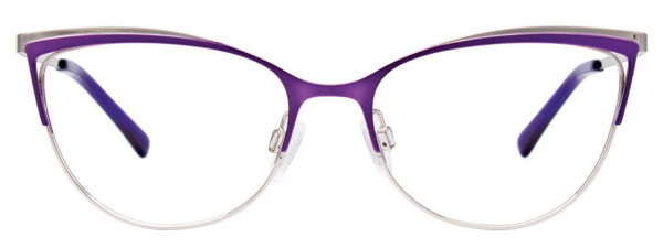 EasyClip EC515 Eyeglasses, 080 - Matt Purple & Shiny Gold