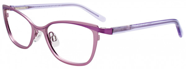 EasyClip EC509 Eyeglasses, 080 - Satin Light Purple & Purple