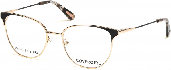 CoverGirl CG0554 Eyeglasses, 001 - Shiny Black