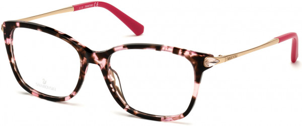 Swarovski SK5350 Eyeglasses, 055 - Coloured Havana