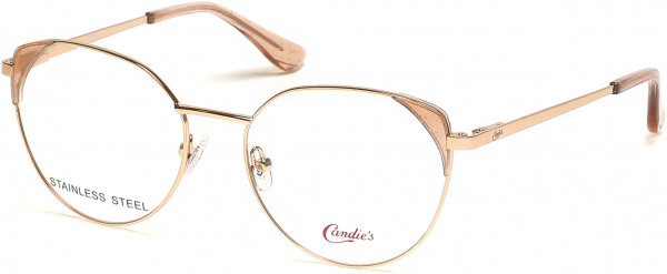 Candie's Eyes CA0181 Eyeglasses, 028 - Shiny Rose Gold