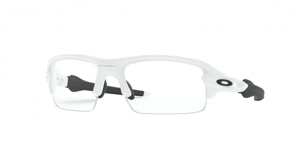 Oakley OY8015 FLAK XS RX Eyeglasses, 801503 POLISHED WHITE (WHITE)
