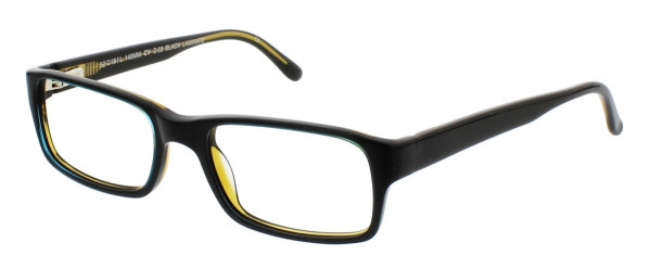 ClearVision D 23 Eyeglasses, Black Laminate