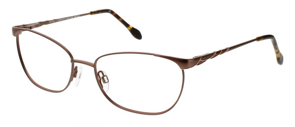 ClearVision DARLENE Eyeglasses, Brown