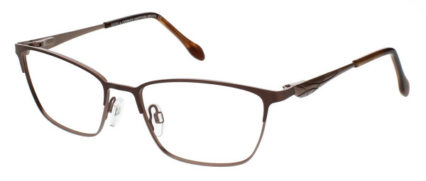 ClearVision HARTFORD Eyeglasses, Brown