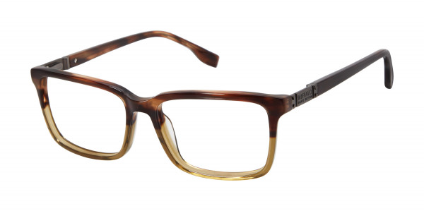 Buffalo BM007 Eyeglasses, Brown (BRN)