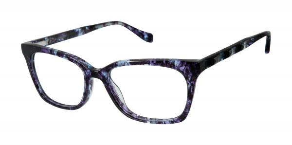 Tura by Lara Spencer LS104 Eyeglasses, Navy (NAV)