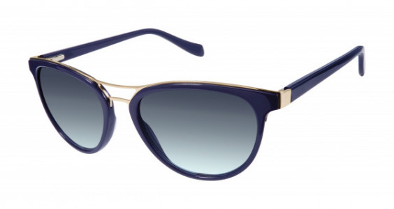 Tura by Lara Spencer LS516 Sunglasses, Blue (NAV)