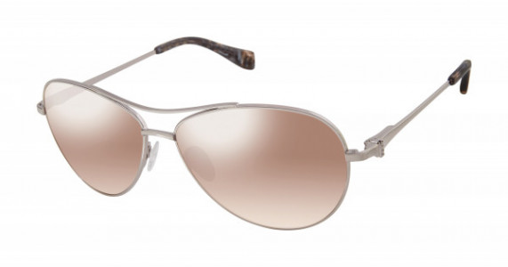 Tura by Lara Spencer LS509 Sunglasses, Silver (SIL)