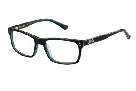 Superdry DREW Eyeglasses, Gloss Green/Lime ()