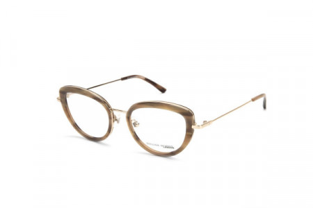 William Morris WM50150 Eyeglasses, BROWN/GOLD (C2)