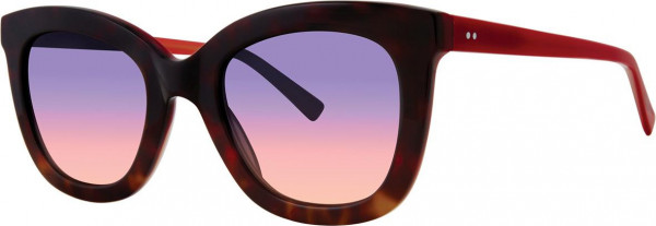 Vera Wang V486 Sunglasses, Scarlet Tortoise