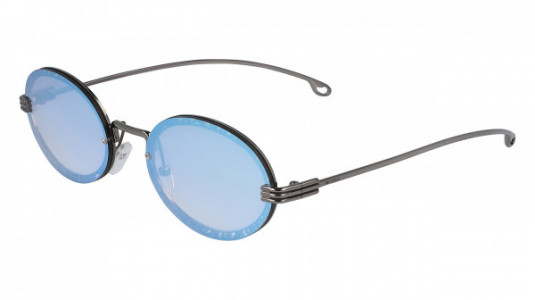 Etro ET120S Sunglasses, (061) LIGHT GUNMETAL/SKY BLUE LENS