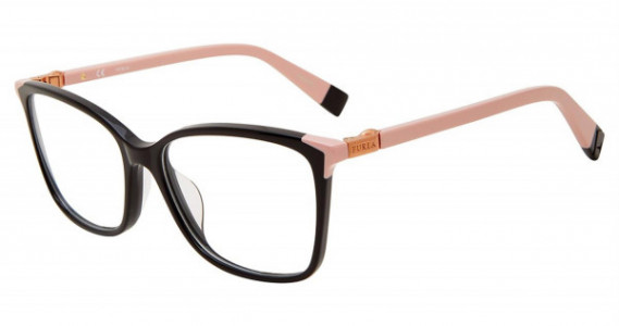 Furla VFU295 Eyeglasses, Black Pink 700Y