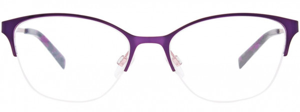 EasyClip EC521 Eyeglasses, 080 - Shiny Violet & Light Pink
