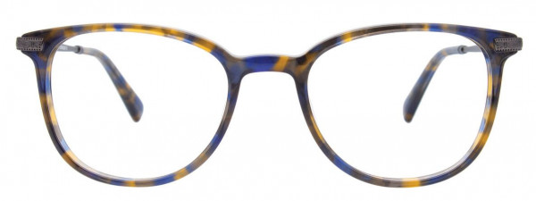 EasyClip EC525 Eyeglasses, 010 - Brown & Blue Tortoise